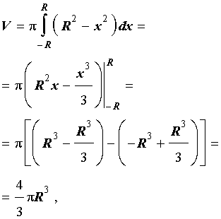 геометрические приложения определенного интеграла вычисление объема тела вращения примеры решения задач вывод формулы объема шара