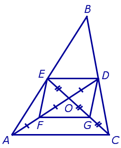 Медиана треугольника свойства формулы длина медианы