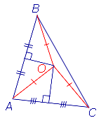 Описанная около треугольника окружность серединный перпендикуляр свойства доказательства