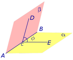 Линейный угол двугранного угла