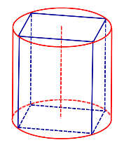 прямоугольный параллелепипед вписанный в цилиндр  цилиндр описанный около прямоугольного параллелепипеда